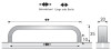Möbelgriff -Culmen- Bohrabstand 224mm Aluminium Eloxiert