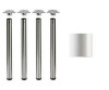 Tischbeine ø60mm x 710mm weiß (Set)