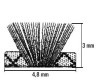 Bürstendichtung 4,8mm x 3mm Grau 10m