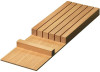 Messerblock, Eiche lackiert B/T/H: 137 x 472 x 26 mm
