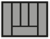 Besteckeinsatz OrgaTray 440 Breite: 501 bis 600mm Tiefe: 370 bis 440mm