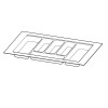 Besteckeinsatz OrgaTray 440 Breite: 501 bis 600mm Tiefe: 370 bis 440mm