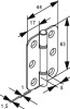 Scharnier, verzinkt 63x44mm
