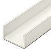 U-Profil 16mm Reinweiß RAL 9010 Länge 260cm