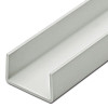U-Profil 16mm Lichtgrau RAL 7035 Länge 260cm