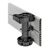 Sockelblenden Kunststoff Farbe Aluminium gebürstet, Höhe 150mm Länge 400cm