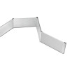 Sockelblenden Kunststoff Farbe Aluminium gebürstet, Höhe 150mm Länge 400cm