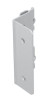 Rückwand Eckverbinder Hettich AvanTech You, Höhe 101 mm, silber, rechts