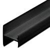 H-Profil, 16 mm, Tiefschwarz, 500cm (2 x 250cm)