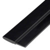 Anschlagdichtung mit Weichlippe RAL 9005 Tiefschwarz 250cm