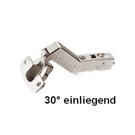 Topfscharnier sensys 8639i W30 für Eck- und Winkelschränke