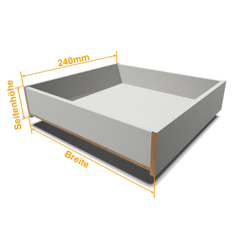 Schubkastenlänge 240mm, Breite von 200mm bis 300mm