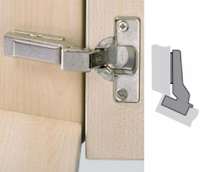 Topfscharnier Intermat 9936 W20 95° Aufliegender Anschlag