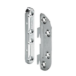 Verbindungsbeschlag für Betten 100mm (Garnitur)