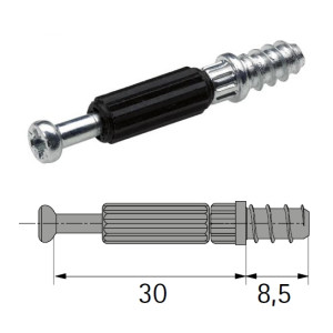 Twister Einschraubdübel für Rastex 15, DU 320 T