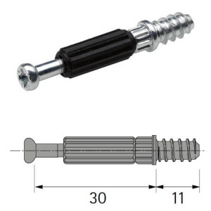 Twister Einschraubdübel für Rastex 15, DU 232 T verzinkt