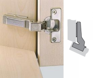 Topfscharnier Intermat 9936 W30 95° Aufliegender Anschlag