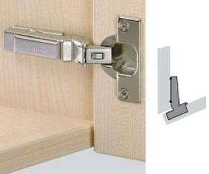 Topfscharnier Intermat 9944 W-30 125° für Negativanschläge