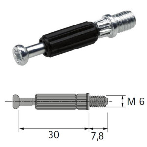 Twister Einschraubdübel für Rastex 15, DU 644