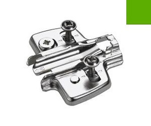 Anschraub-Kreuzmontageplatte TOP 1,5mm sensys, für Bohrungen 5mm