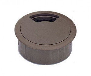 Kabeldurchlass 60mm braun