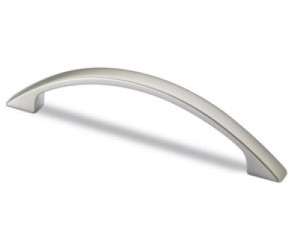 Möbelgriff -Tolosa- Bohrabstend 96mm Zink Nickel matt