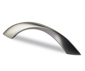 Möbelgriff -Coria- Bohrabstand 128mm Edelstahl Optik