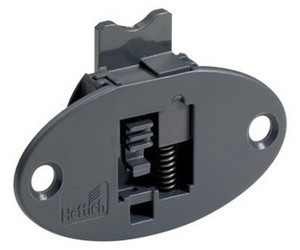 Führungsteil oben zum Anschrauben für einliegende Türen