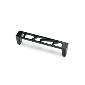 Möbelgriff -Tofino- Bohrabstend 128mm Zink Schwarz matt