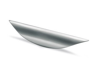 Möbelgriff -Trento- 96mm Edelstahl Optik