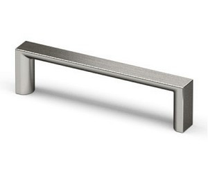 Möbelgriff -Baldone- Bohrabstand 256mm Zink Edelstahl Optik