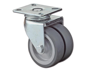 Apparate-Doppelrolle Rad 75mm