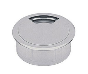 Kabeldurchlass 80mm Chrom Optik matt