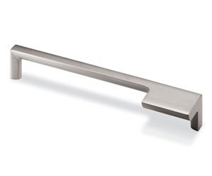 Möbelgriff -Zenga- Bohrabstand 192mm Edelstahl Optik