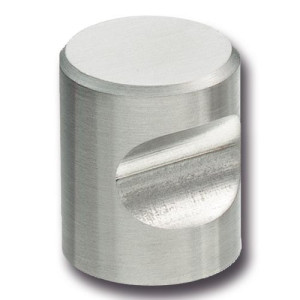 Möbelgriff -Alma- 25mm Edelstahl gebürstet