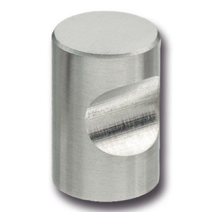 Möbelgriff -Robinia- 18mm Edelstahl gebürstet