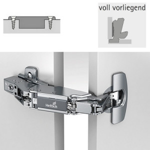 Topfscharnier sensys 165° ohne Schließautomatik (Außenseite)