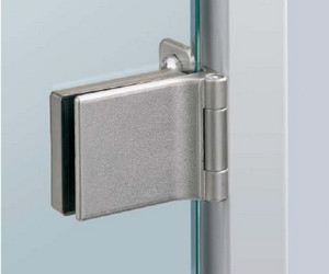 Glastürscharnier ET 5150 Z vernickelt matt