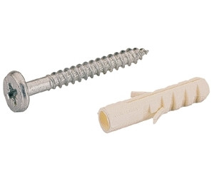 Spezialschraube 5,5 x 50 inkl. Kunststoffdübel