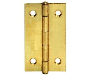 Möbelscharnier Messing blank 60/34 leichte Ausführung