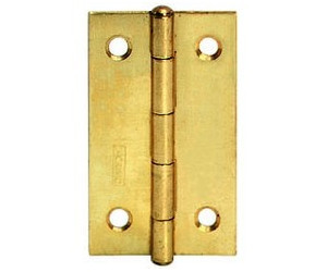 Möbelscharnier Messing blank 50/31 leichte Ausführung