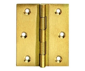 Möbelscharnier Messing 40/35 matt geschliffen