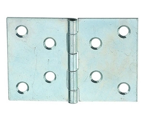 Scharnier Stahl verzinkt mit vernietetem Stahlstift 50/75