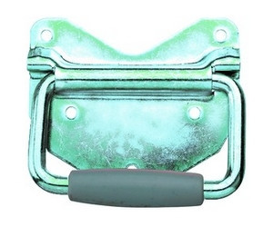 Kistengriff, starke Ausführung mit Kunststoffüberzug 120mm