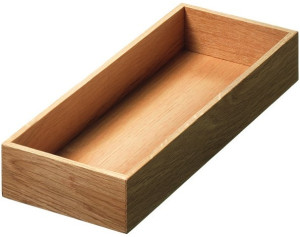 Schale, Eiche lackiert B/T/H: 300 x 118 x 43 mm