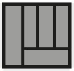 Besteckeinsatz OrgaTray 440 Breite: 401 bis 450mm Tiefe: 370 bis 440mm