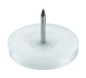 Gleitnägel Kunststoff weiss 18mm (100 Stück)