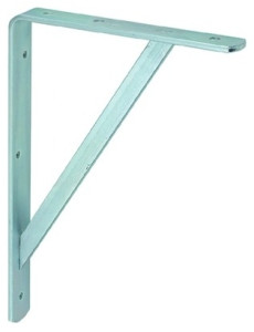 Winkelkonsole aus Stahl, verzinkt 495/330mm