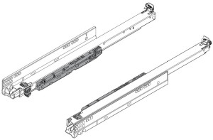 MOVENTO mit BLUMOTION S, Vollauszug 40 kg, NL=450, BLUM 760H4500S ZN