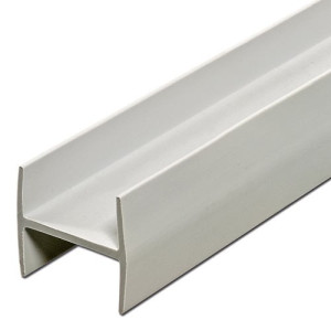 H-Profil, 19 mm, Lichtgrau RAL 7035, 2600mm